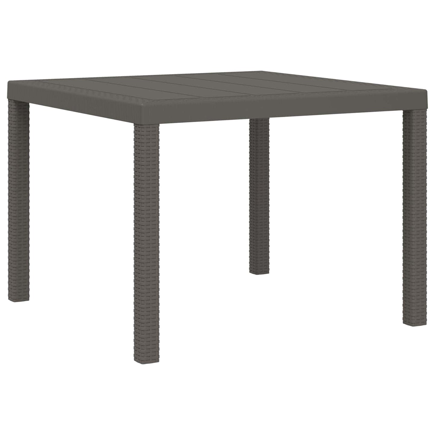 Set da Pranzo per Giardino 3 pz Grigio chiaro e Antracite PP | homemem39