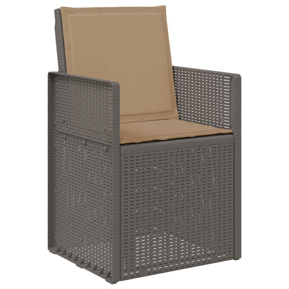 Set da Pranzo per Giardino 3 pz Grigio chiaro e Tortora PP | homemem39