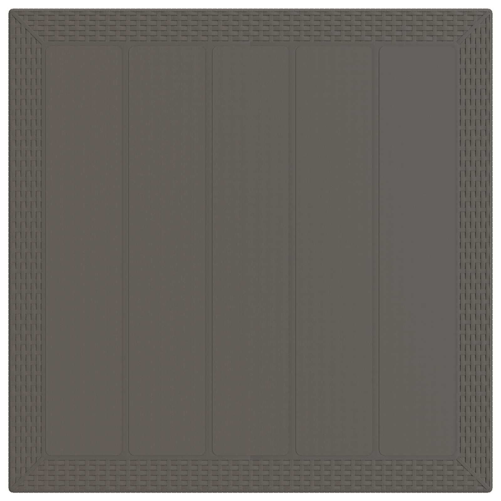 Set da Pranzo per Giardino 3 pz Grigio Chiaro PP | homemem39