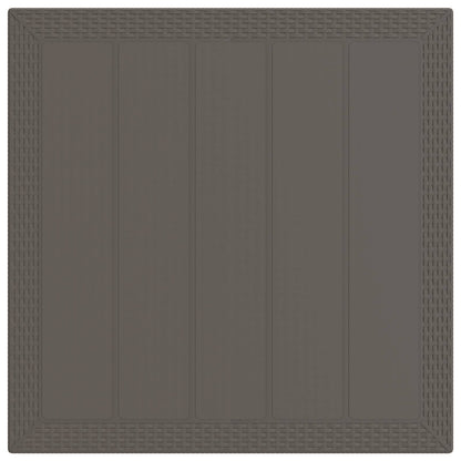 Set da Pranzo per Giardino 3 pz Grigio Chiaro PP | homemem39