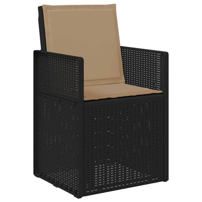 Set da Pranzo per Giardino 5 pcs Antracite e Tortora PP | homemem39