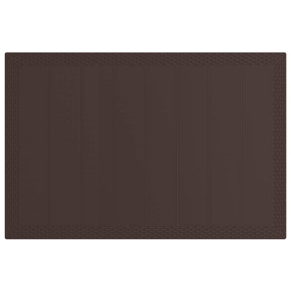 Set da Pranzo per Giardino 5 pcs Marrone e Tortora PP | homemem39