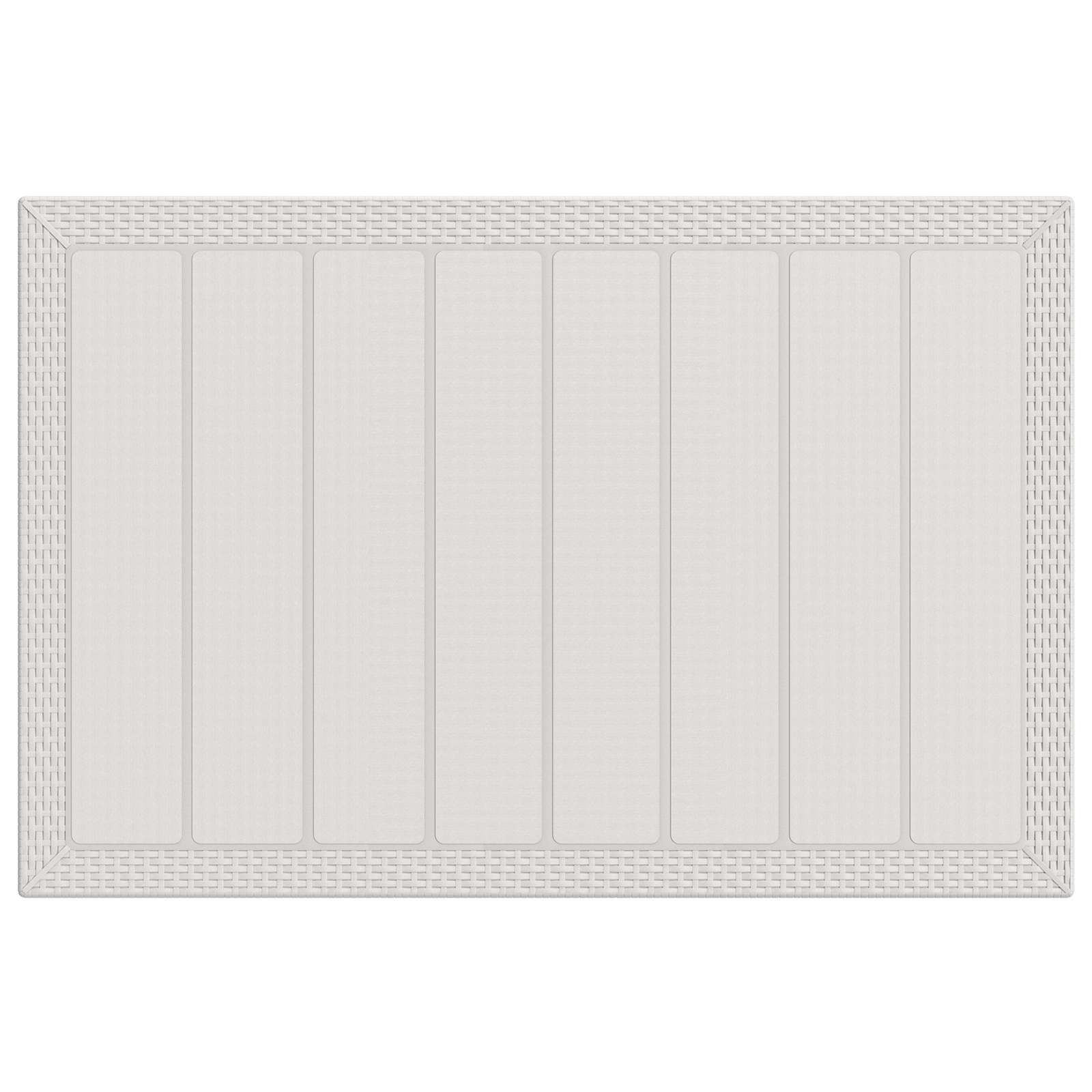 Set da Pranzo per Giardino 5 pz Bianco e Crema PP | homemem39