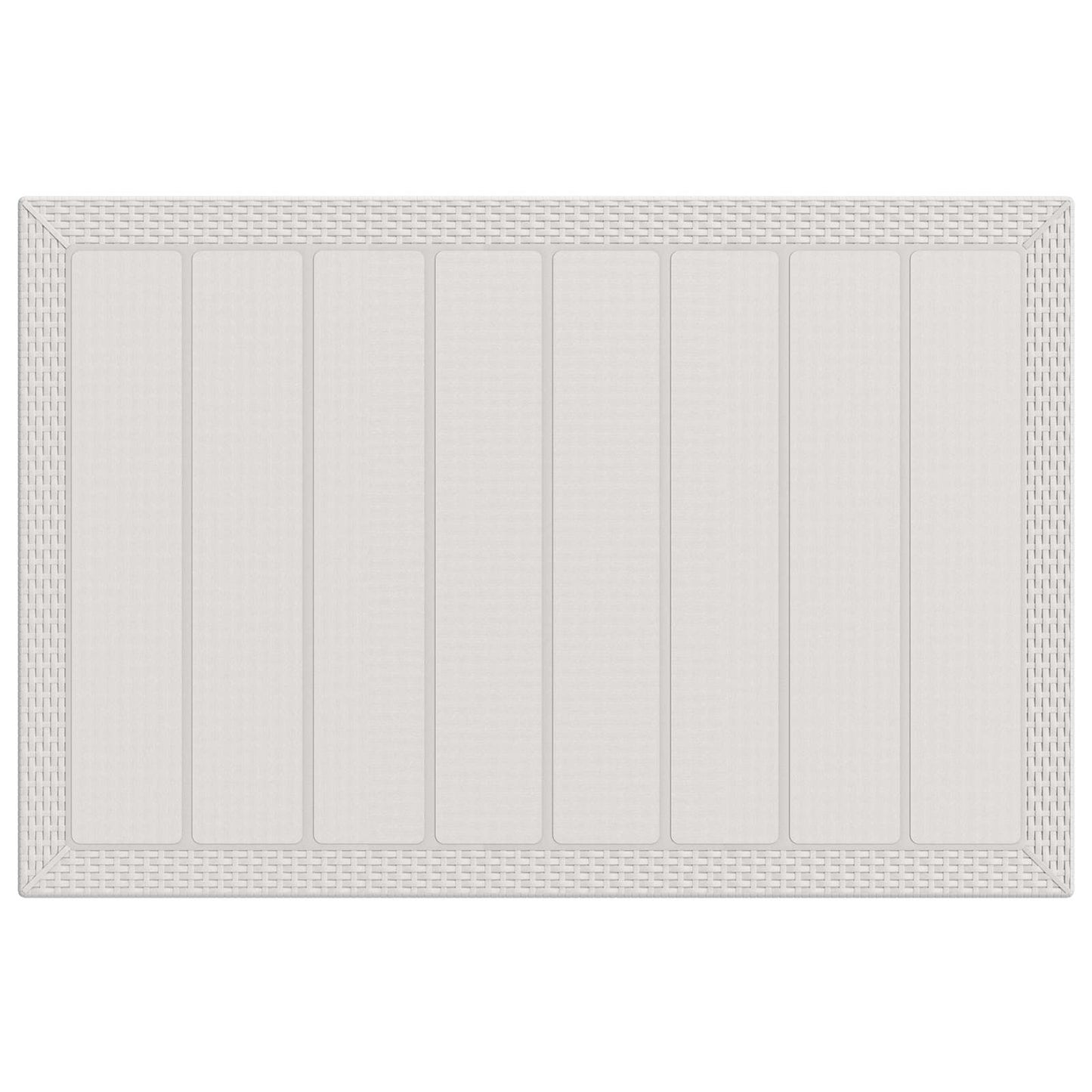 Set da Pranzo per Giardino 5 pz Bianco e Grigio Chiaro PP | homemem39