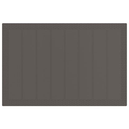 Set da Pranzo per Giardino 5 pz Grigio chiaro e Antracite PP | homemem39