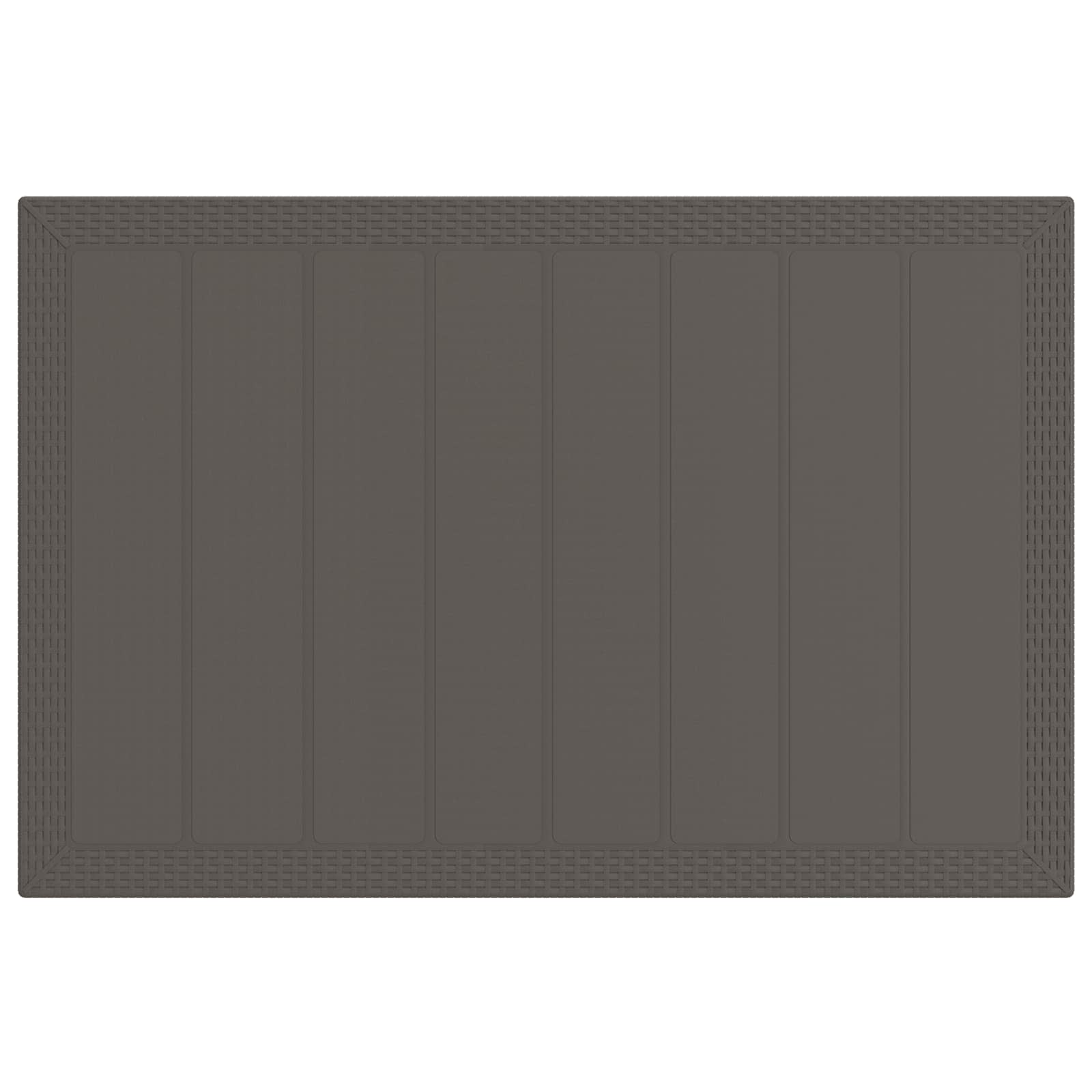 Set da Pranzo per Giardino 5 pz Grigio chiaro e Tortora PP | homemem39