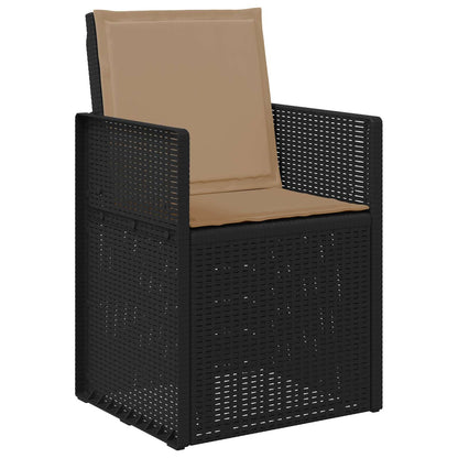 Set da Pranzo per Giardino 7 pcs Antracite e Tortora PP | homemem39