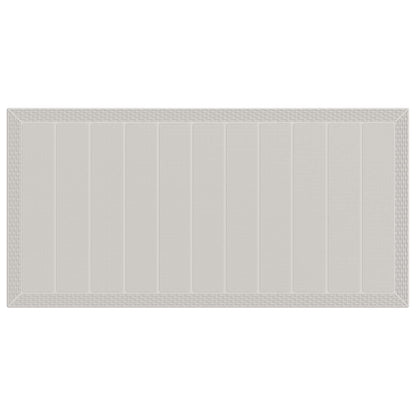 Set da Pranzo per Giardino 7 pcs Bianco e Antracite PP | homemem39