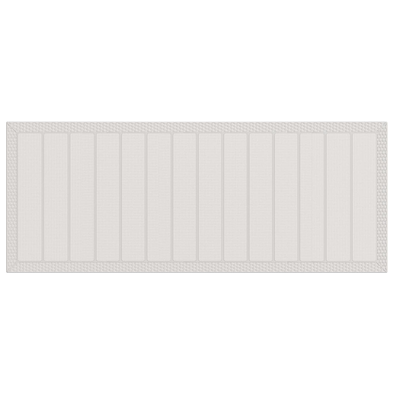 Set da Pranzo per Giardino 9 pz Bianco e Antracite PP | homemem39