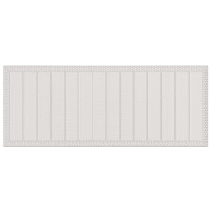 Set da Pranzo per Giardino 9 pz Bianco e Grigio Chiaro PP | homemem39