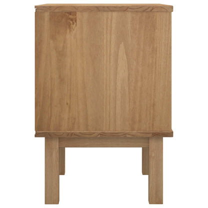 Comodino OTTA Nero 45 x 39 x 57 cm Legno Massello di Pino | homemem39