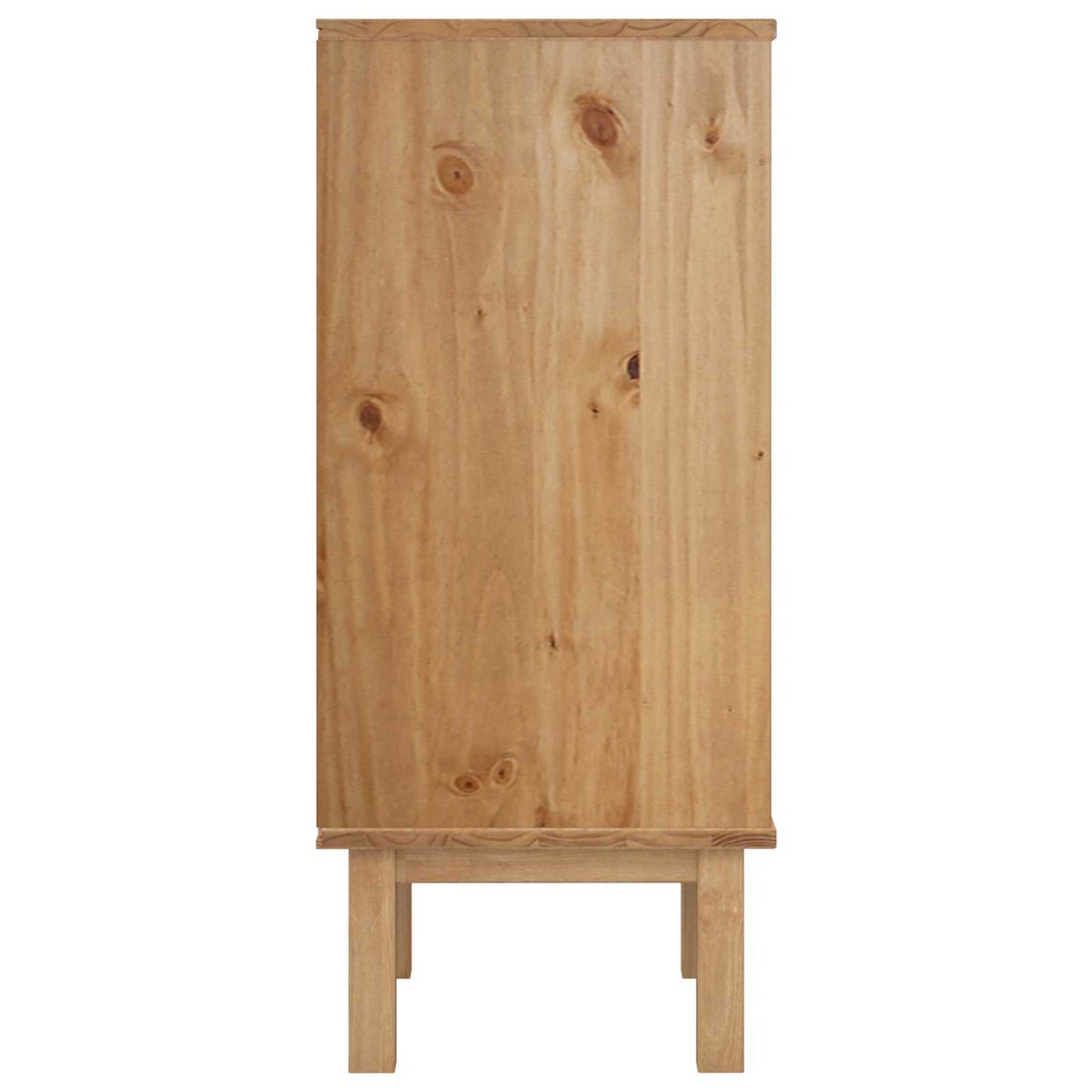 Cassettiera OTTA Nero 45 x 39 x 90 cm Legno Massello di Pino | homemem39