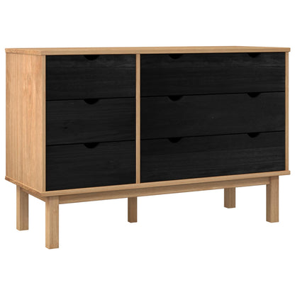 Mobile con Cassetti con cassetto OTTA Nero 111 x 43 x 73,5 cm | homemem39