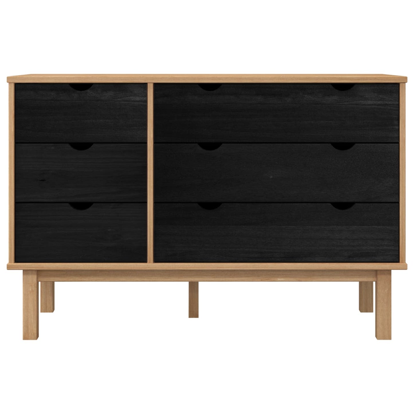 Mobile con Cassetti con cassetto OTTA Nero 111 x 43 x 73,5 cm | homemem39