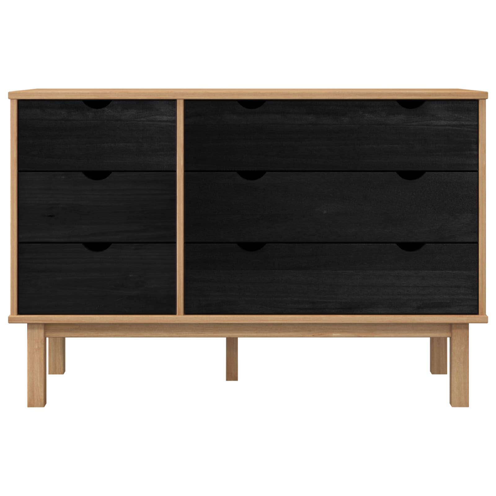 Mobile con Cassetti con cassetto OTTA Nero 111 x 43 x 73,5 cm | homemem39