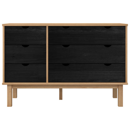 Mobile con Cassetti con cassetto OTTA Nero 111 x 43 x 73,5 cm | homemem39