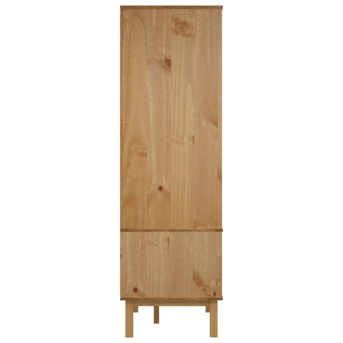 Guardaroba OTTA Nero 76,5 x 53 x 172 cm Legno Massello di Pino | homemem39