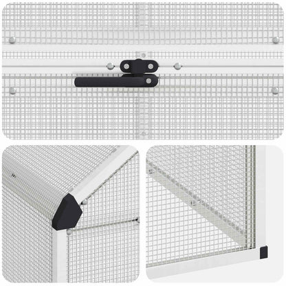 Gabbia per uccelli Argento 181,5 x 110,5 x 173,5 cm | homemem39