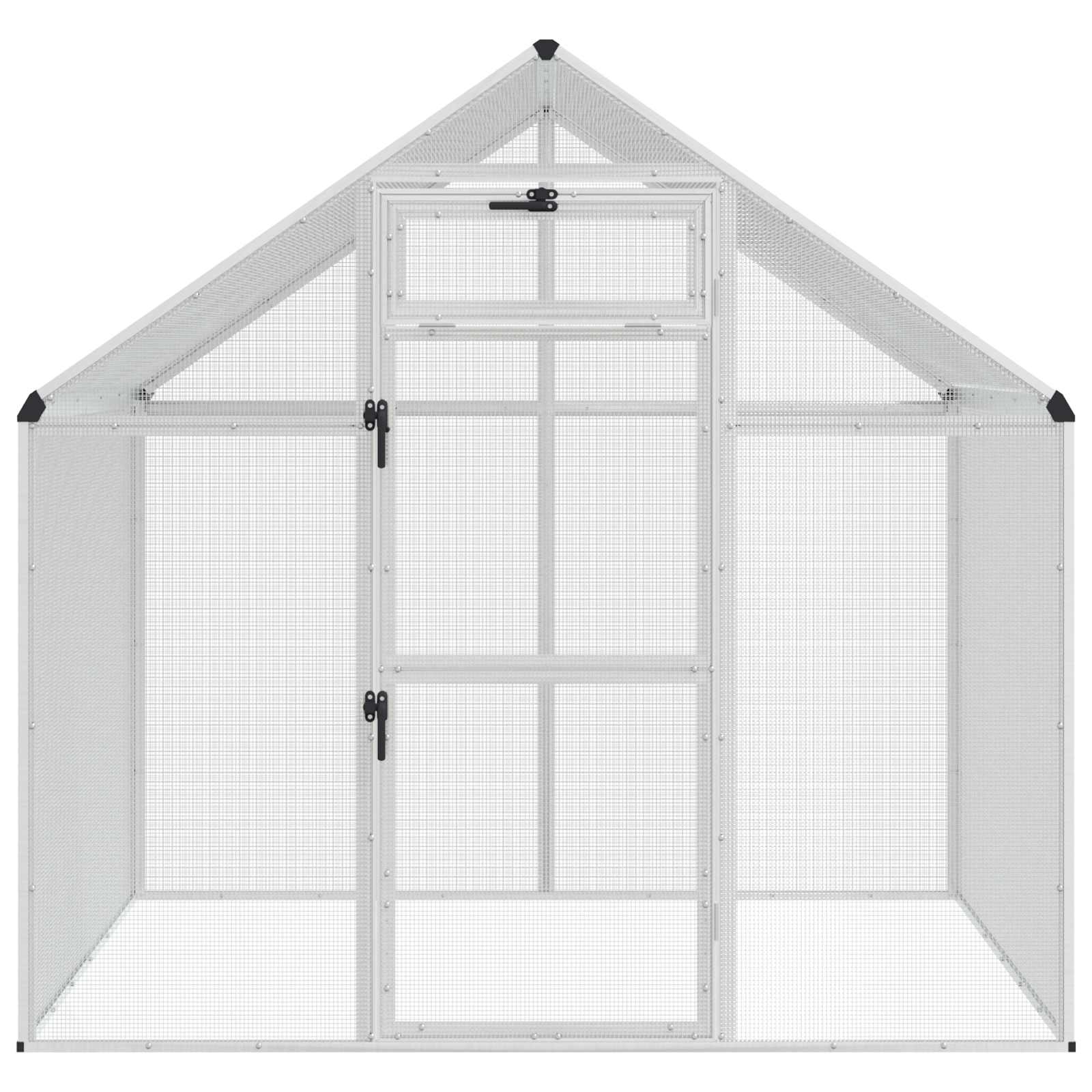 Gabbia per uccelli Argento 181,5 x 110,5 x 173,5 cm | homemem39