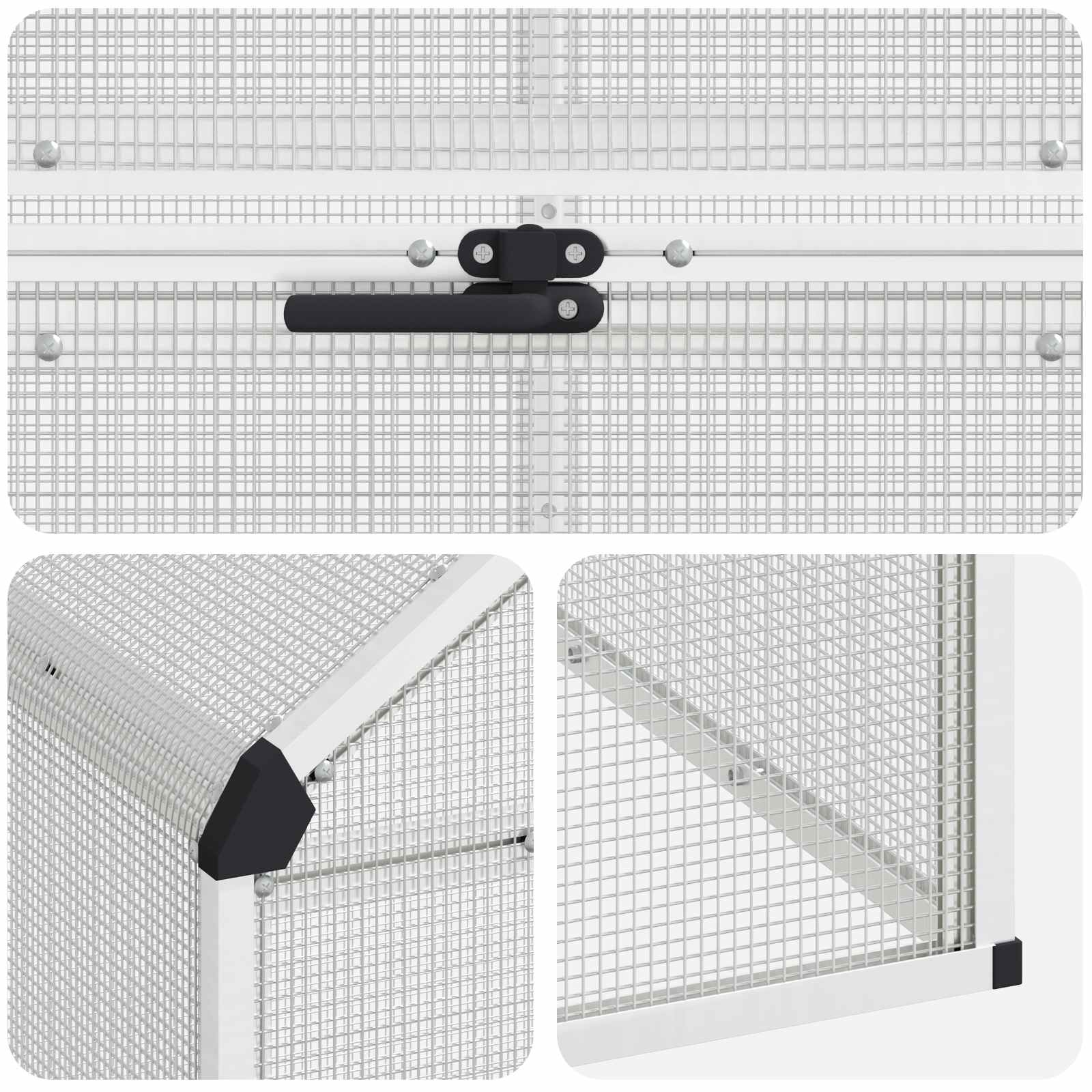 Gabbia per uccelli Argento 181,5 x 221 x 173,5 cm | homemem39