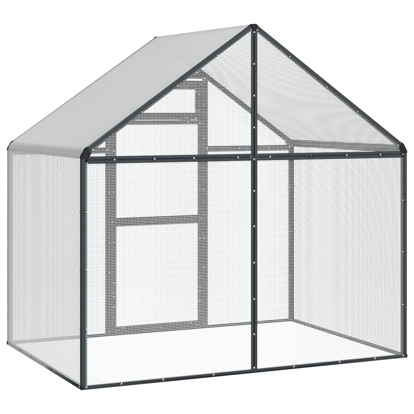 Gabbia per uccelli Antracite 181,5 x 110,5 x 173,5 cm | homemem39