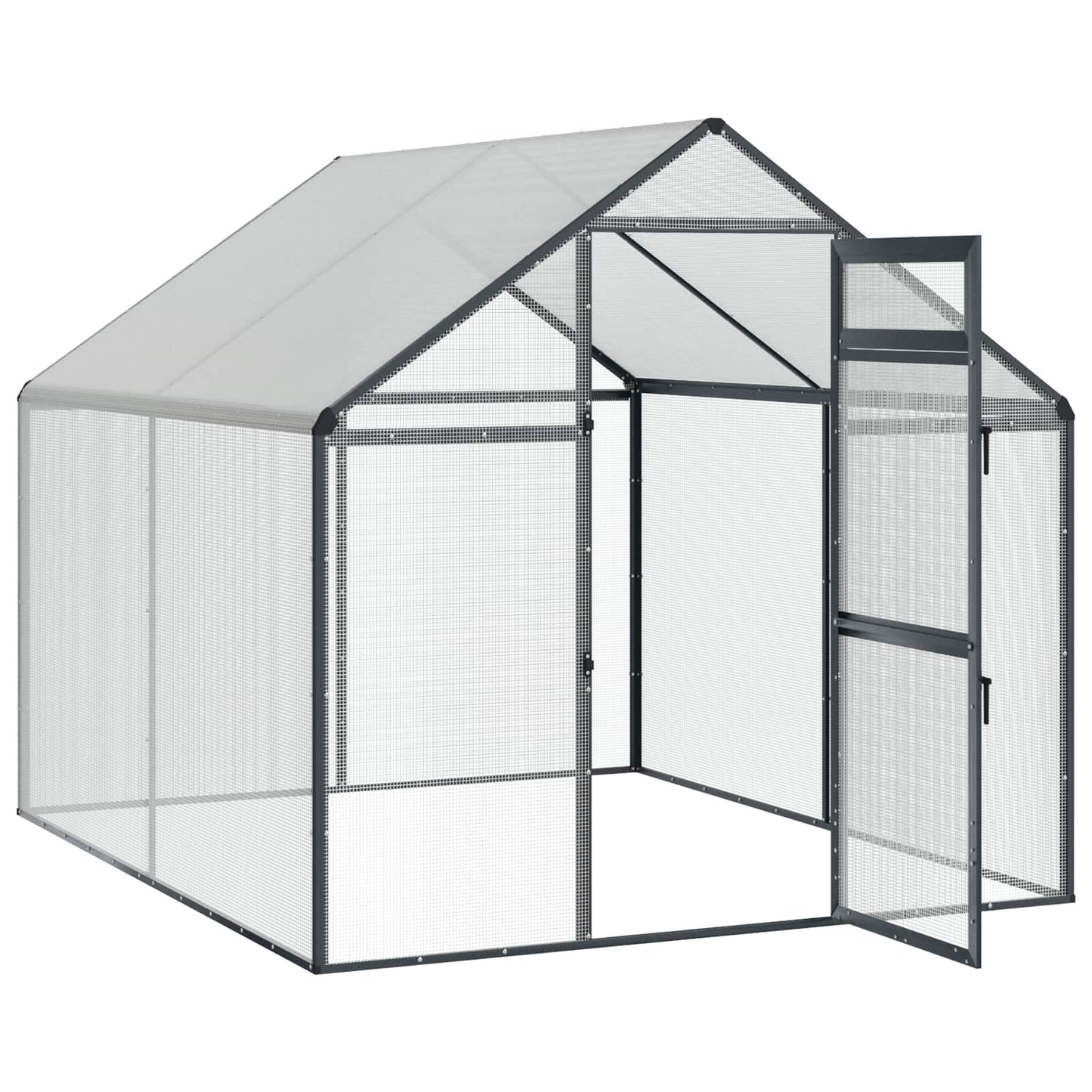 Gabbia per uccelli Antracite 181,5 x 221 x 173,5 cm | homemem39