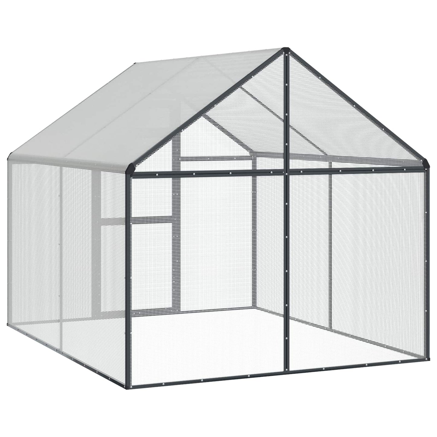 Gabbia per uccelli Antracite 181,5 x 221 x 173,5 cm | homemem39