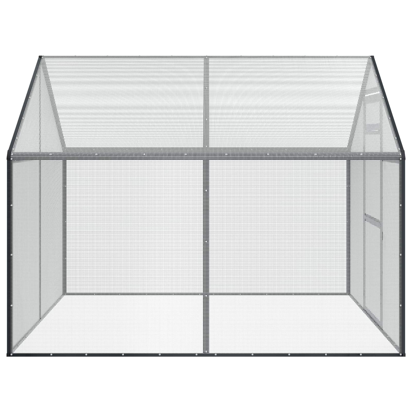 Gabbia per uccelli Antracite 181,5 x 221 x 173,5 cm | homemem39
