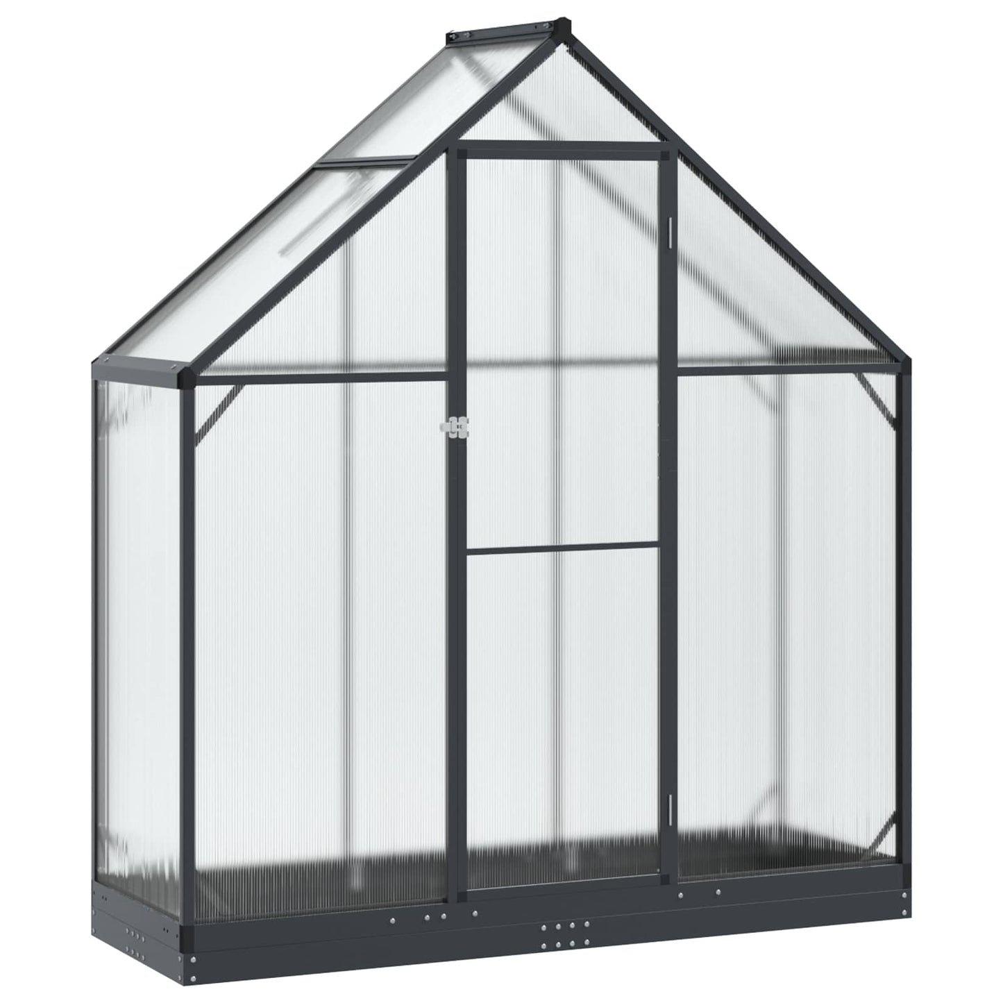 Serra da Giardino con porta Antracite 183,5 x 63,5 x 207 cm | homemem39