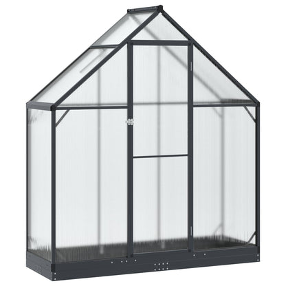 Serra da Giardino con porta Antracite 183,5 x 63,5 x 207 cm | homemem39