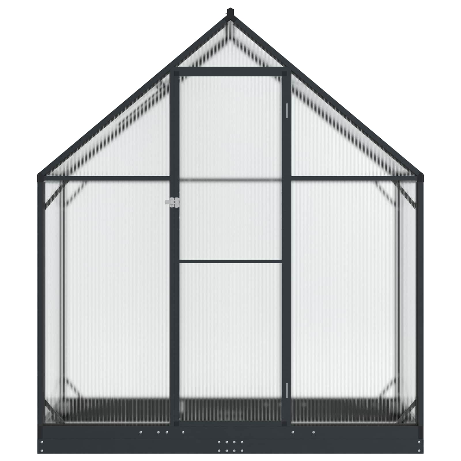 Serra da Giardino con porta Antracite 183,5 x 63,5 x 207 cm | homemem39