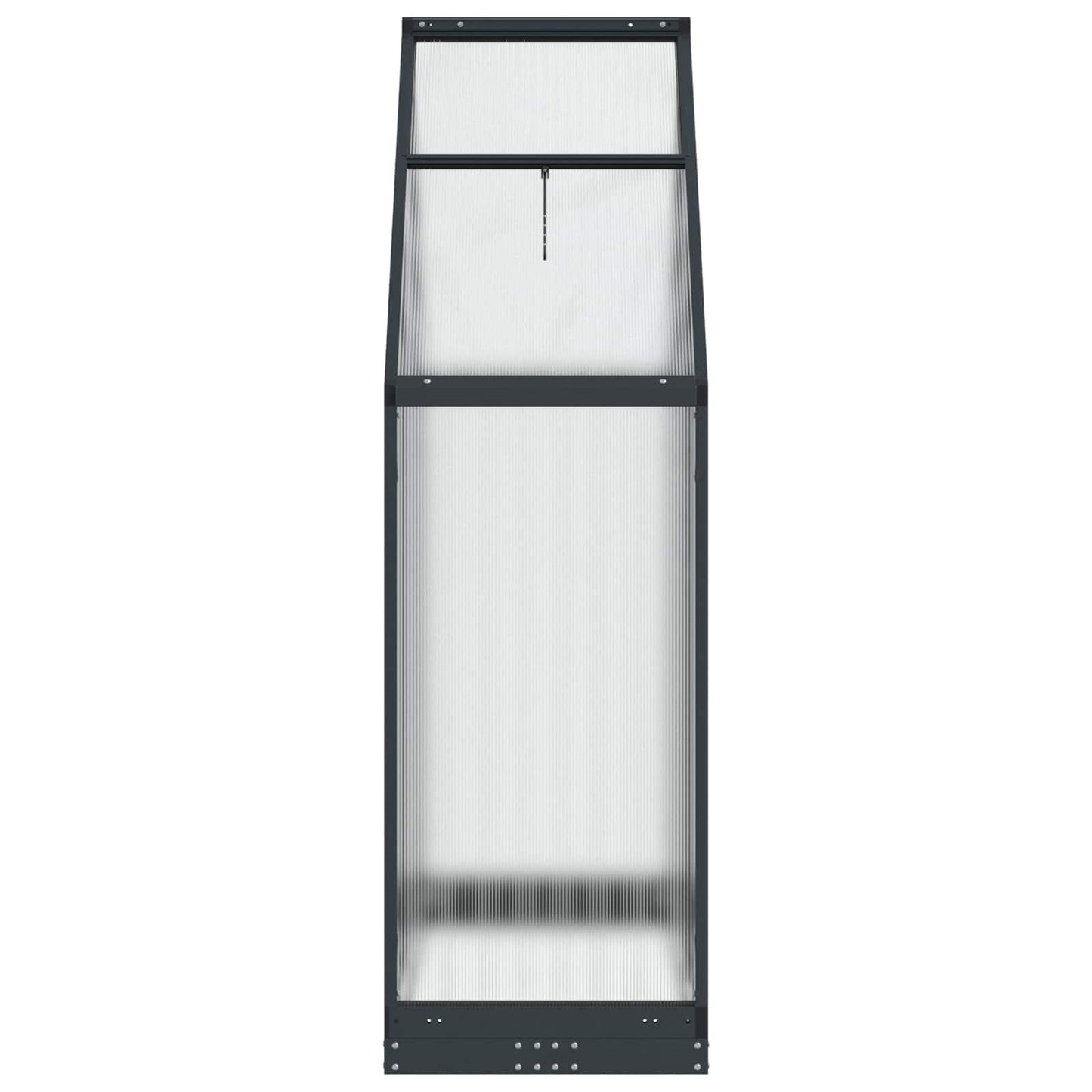Serra da Giardino con porta Antracite 183,5 x 63,5 x 207 cm | homemem39