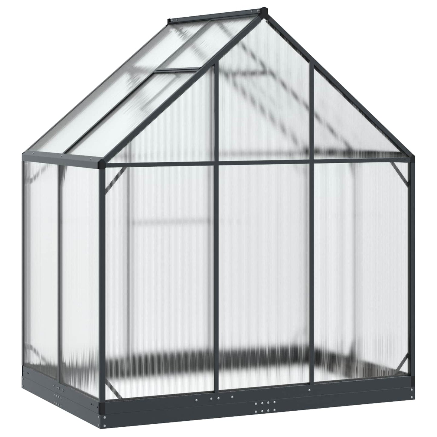 Serra da Giardino con porta Antracite 183,5 x 123 x 207 cm | homemem39