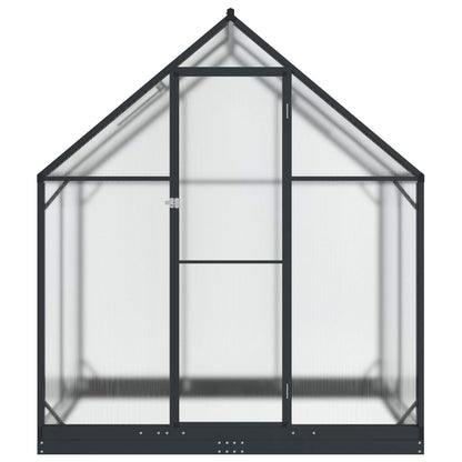 Serra da Giardino con porta Antracite 183,5 x 123 x 207 cm | homemem39