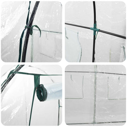 Serra con telaio 160 x 200 x 192,5 cm PVC Trasparente | homemem39