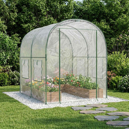 Serra con telaio 160 x 200 x 192,5 cm PVC Trasparente