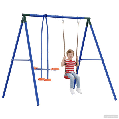 Struttura per Altalena da Esterno con Girello per fino a 3 bambini | homemem39