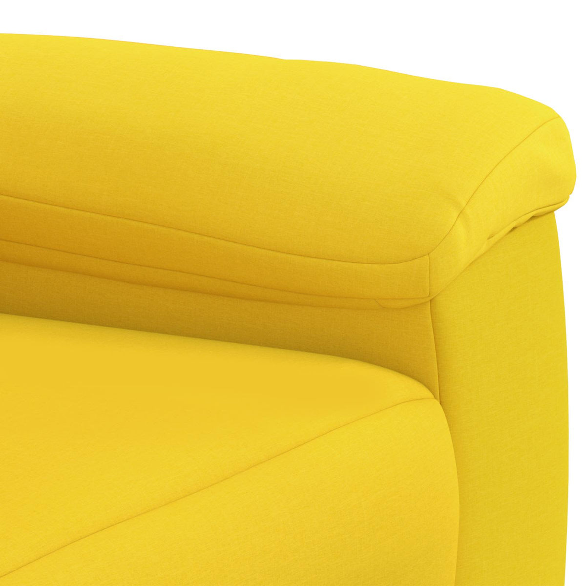 Set di divani 2 pcs Giallo Chiaro Tessuto | homemem39