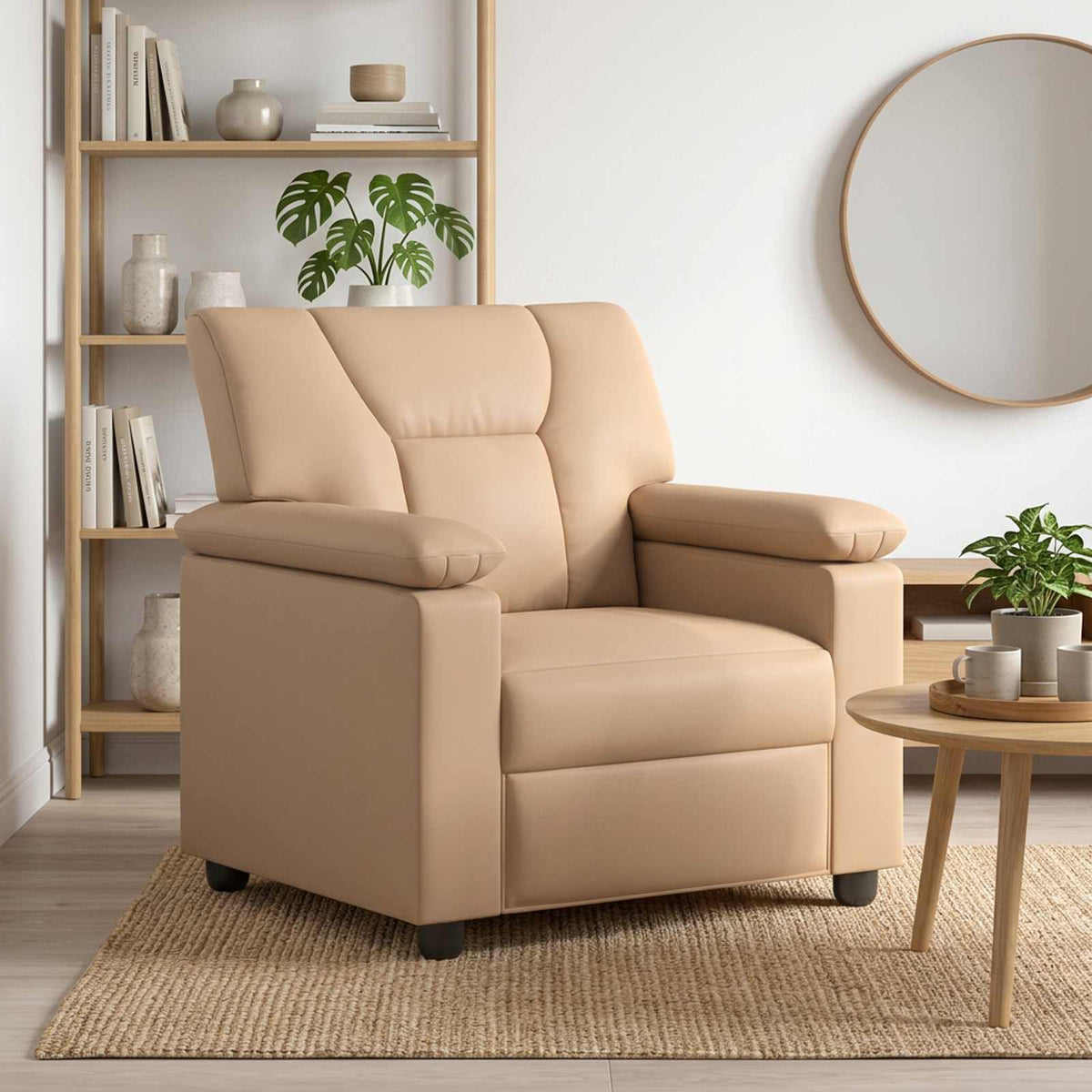 Divano Cappuccino 91 x 85 x 93 cm Similpelle | homemem39