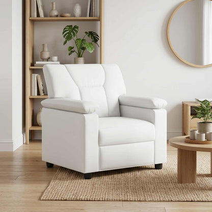 Divano Bianco 91 x 85 x 93 cm Similpelle