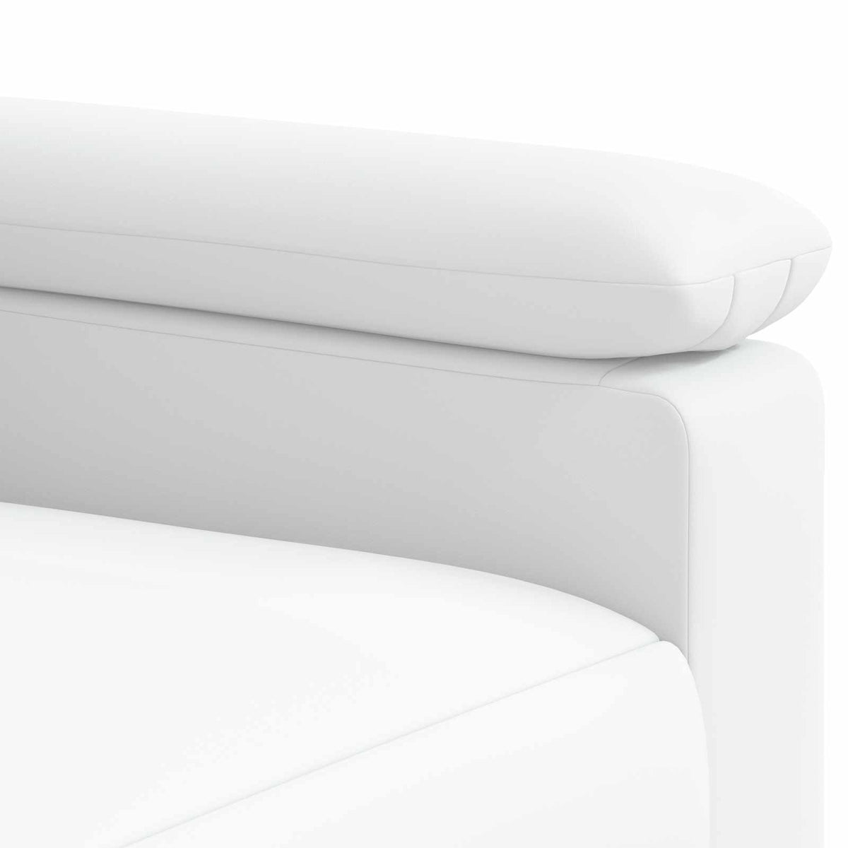 Divano Bianco 91 x 85 x 93 cm Similpelle | homemem39