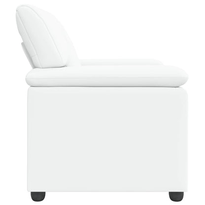 Divano Bianco 91 x 85 x 93 cm Similpelle | homemem39