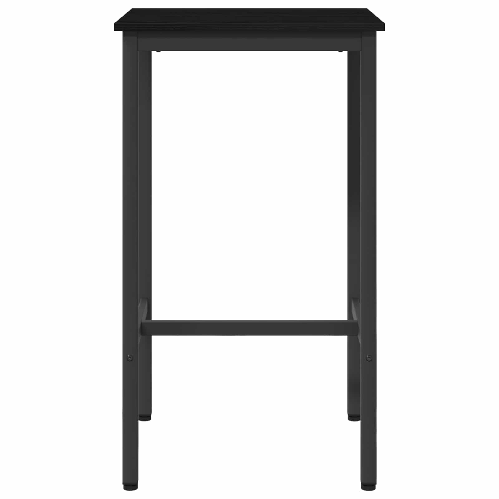 Tavolo da bar 52 x 52 x 90 cm Legno ingegnerizzato Rovere Nero | homemem39