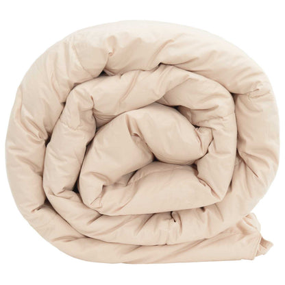 Piumino Letto Estivo Beige 140 x 220 cm 100% Kapok Naturale | homemem39