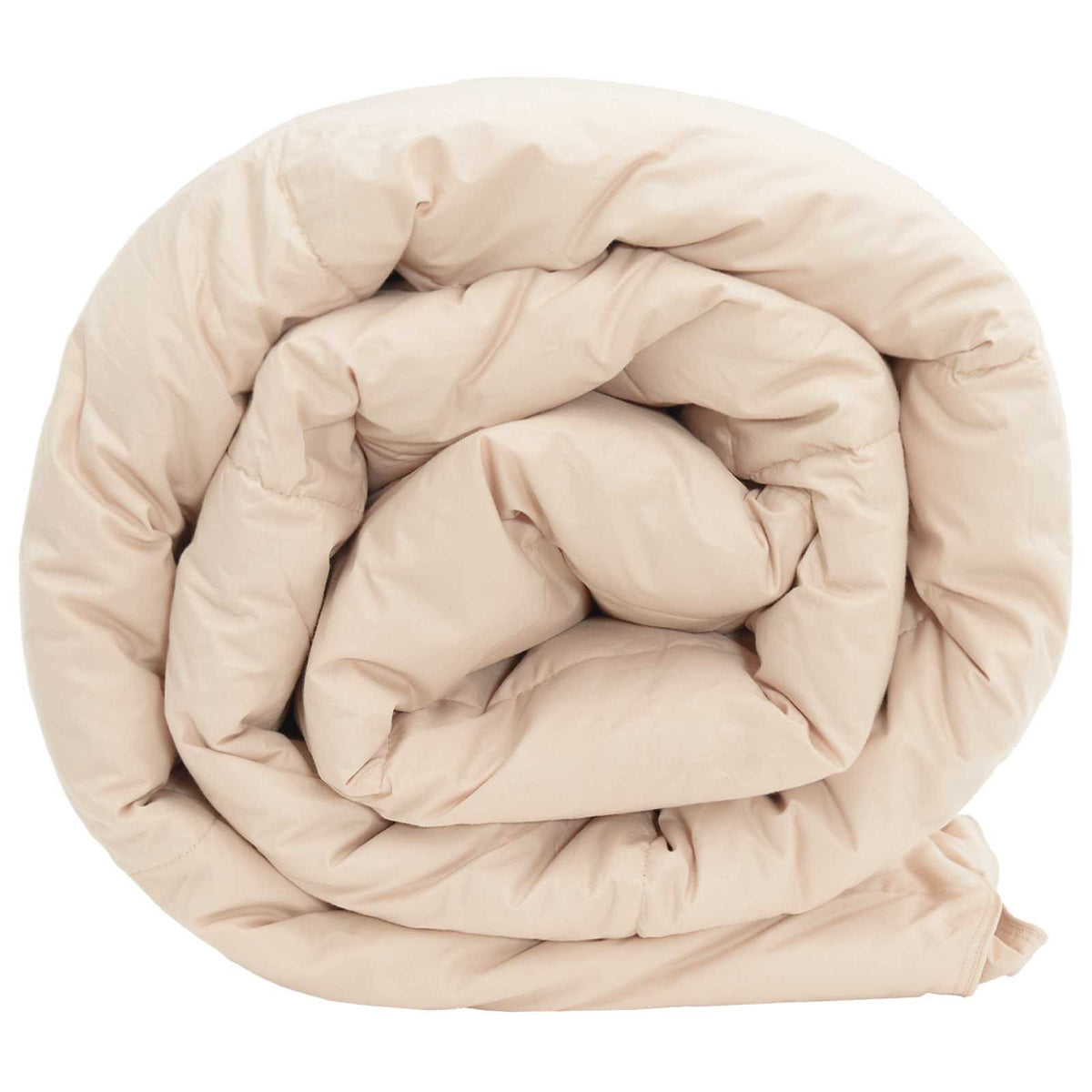 Piumino Letto Estivo Beige 140 x 220 cm 100% Kapok Naturale