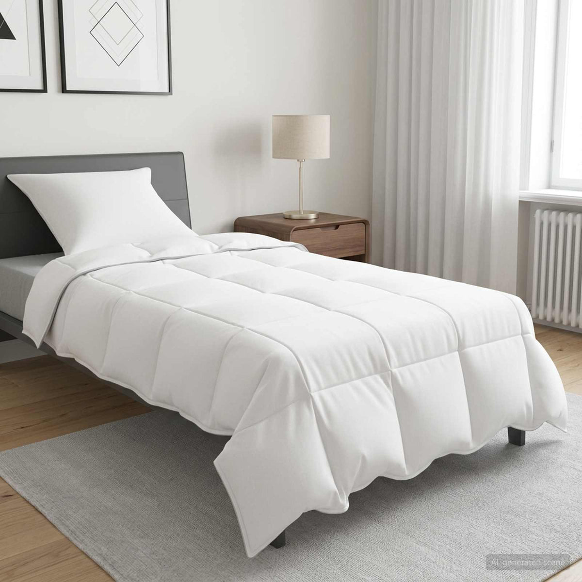 Set Duvet e Cuscino da Letto 155 x 200 cm Inverno 350 gsm