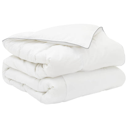 Piumino Letto Estivo Bianco 135 x 200 cm Bambù