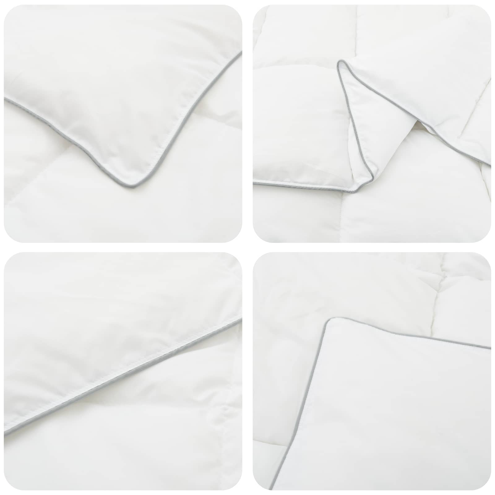Piumone Completo Annuale Bianco 140 x 220 cm Fibra di bambù | homemem39