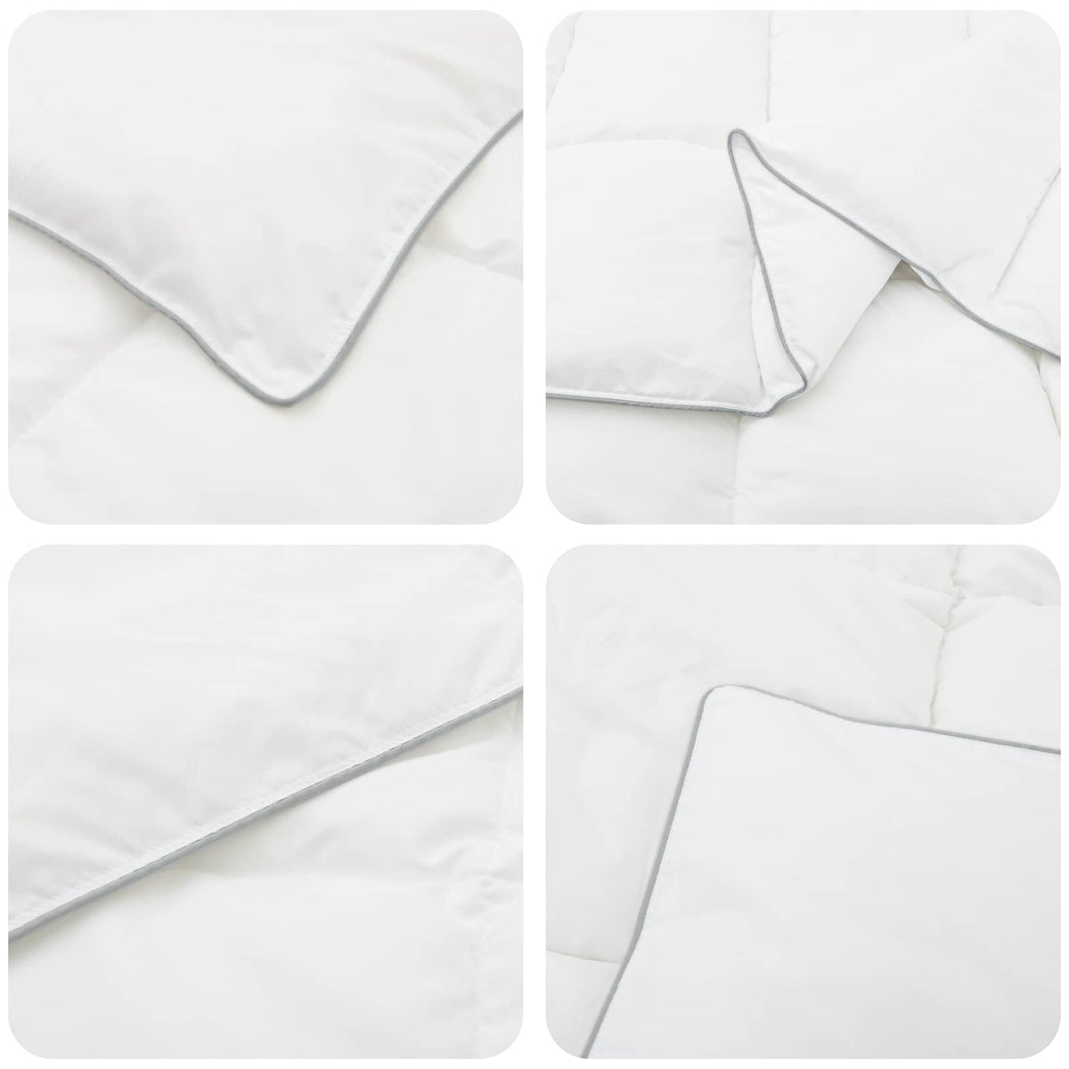 Piumone Completo Annuale Bianco 140 x 220 cm Fibra di bambù