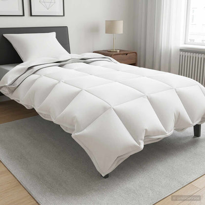 Piumone Completo Annuale Bianco 135 x 200 cm Fibra di bambù